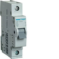 Автоматичний вимикач HAGER MBN106 Ін=6А, 1P, хар-ка B