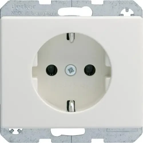 Розетка з з/к, біла, 16А/250В ARSYS актикул 47150002