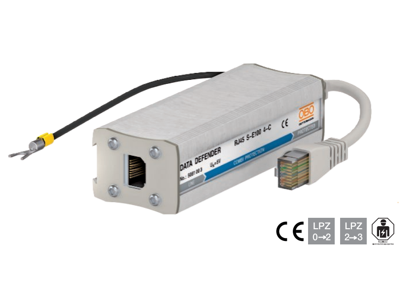 Обмежувач перенапруг RJ45 S-E100 4-C Артикул 5081003