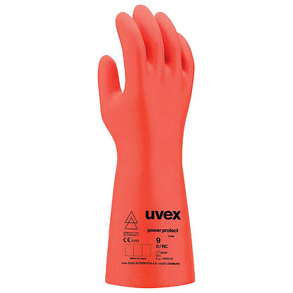 Рукавички діелектричні для роботи зі струмом uvex power protect V1000 (6084010), фото 3