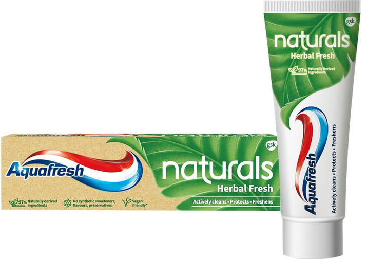 Зубна паста Aquafresh Трав'яна свіжість з натуральними компонентами 75 мл, фото 1