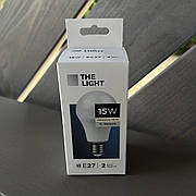 Лампочка кругла A60 6см 15w Е27 THE LIGHT