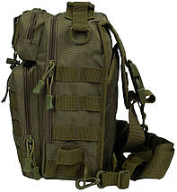 Сумка-слінг через плече Tribe Sling Pack, 6.5 л (Olive), фото 6