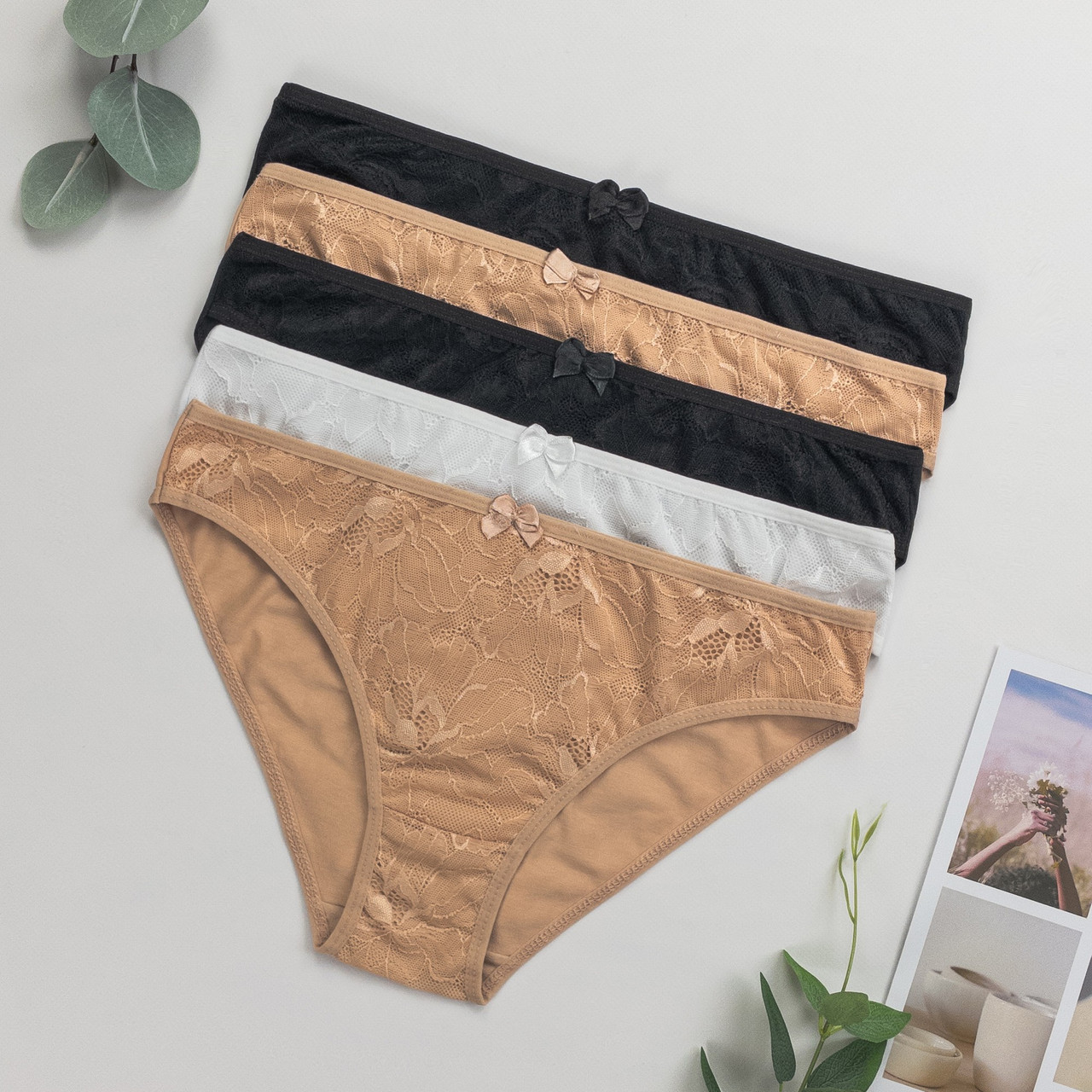 Труси жіночі сліпи Nicoletta Туреччина M, L, XL, 2XL | 5 шт.