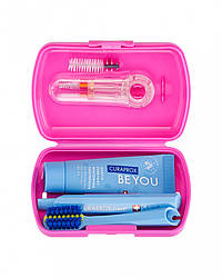 Дорожній набір BE YOU Ortho pink/blue Curaprox