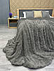 Плед-покривало 220х240 см (+-5см) Шиншила Сірий (87-017), фото 7