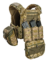 Плитоноска піксель Warmor 3 gen Pixel plate carrier швидкого скидання без плит, тактичний жилет армійський