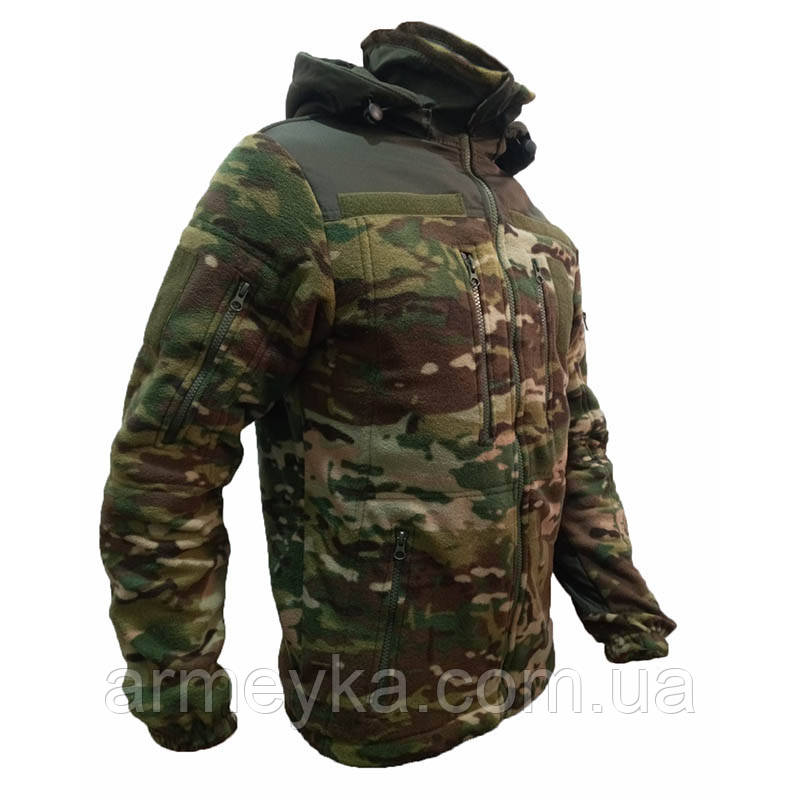 Фліс тактична кофта з капюшоном. multicam фліс UA 46 (ОГ до 95), 46