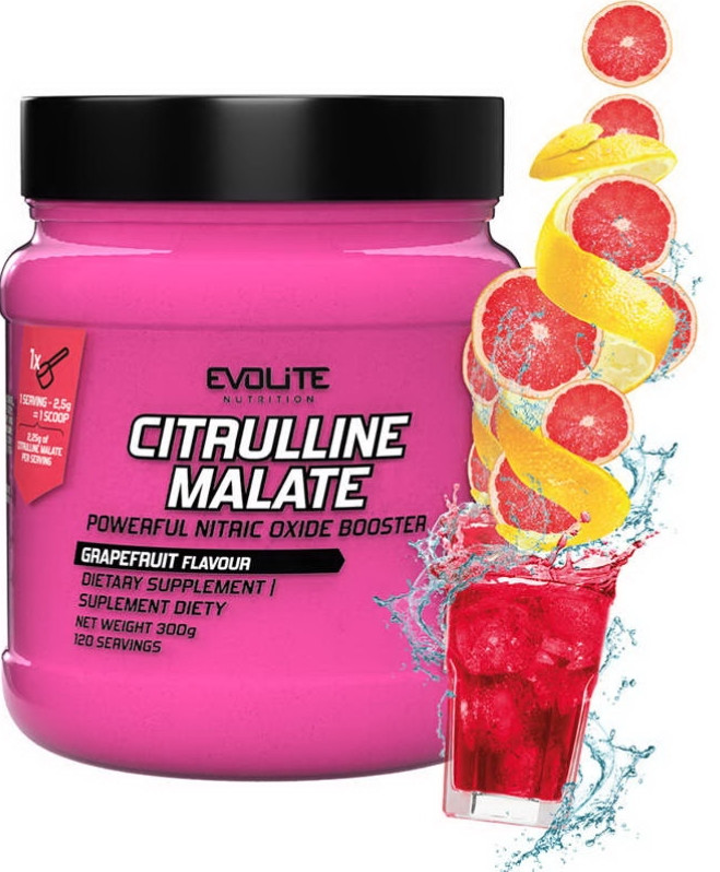Цитрулін Evolite Nutrition Citrulline Malate 300г грейпрукт