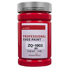 Фарба матова для оброблення краю урізу шкіри Newtone Edge Paint колір червоний No3 200 г