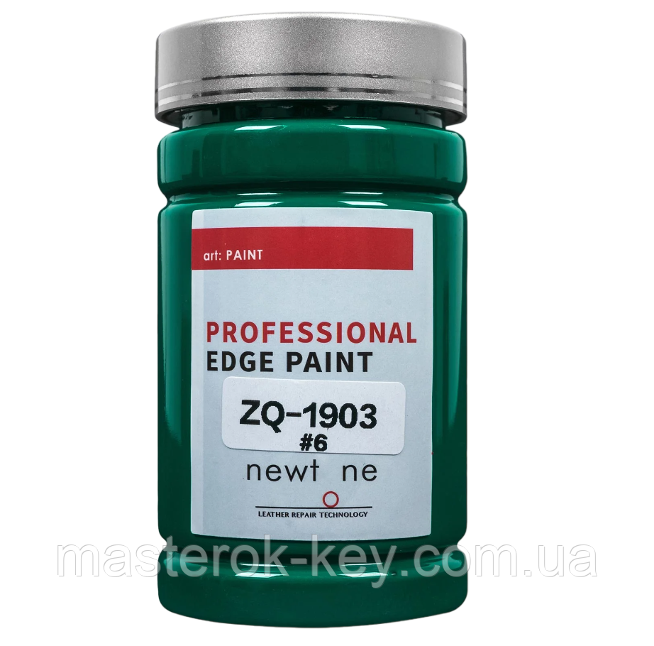 Фарба матова для оброблення краю, уріз шкіри Newtone Edge Paint колір зелений No6 200 г