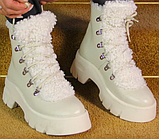Черевики шкіряні жіночі зимові від виробника модель КЛ24-50, фото 3
