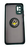 Накладка "Ring Case 3in1" Xiaomi Redmi Note 10 5G\Poco M3 Pro Dark Green, фото 2