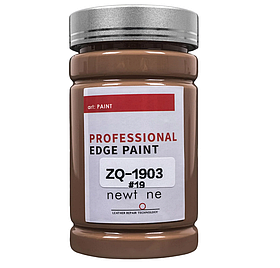 Фарба матова для оброблення краю урізу шкіри Newtone Edge Paint колір горіх No19 200г