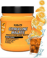 Амінокислота Цитрулін Evolite Nutrition Citrulline Malate 300г апельсин