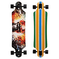 Лонгборд для десингу (Бордволколінг) Boardwalking з канадського клена АВЕС-11 SK-914