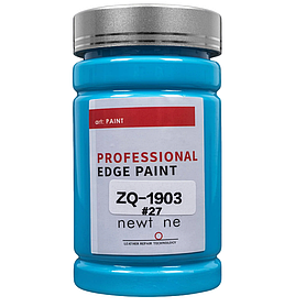 Фарба матова для оброблення краю урізу шкіри Newtone Edge Paint колір блакитний No27 200г