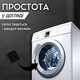 Напульсник спортивний на руку на зап'ястя 1 шт для тренувань махровий біговий чорний (BC-2963), фото 6