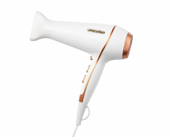 Фен Mesko MS 2250 (2100 Вт, 2 рівні обдуву, холодний режим, концентратор, петля для підвішування)