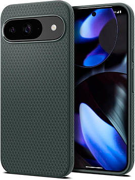 Чохол Spigen для Pixel 9 / Pixel 9 Pro - Liquid Air, Abyss Green (ACS07683)