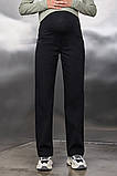 Прямі штани для вагітних Sage чорні, фото 5