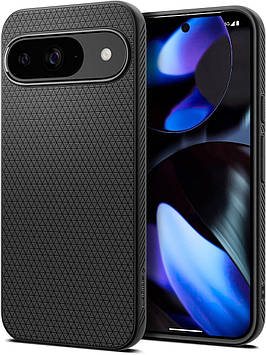 Чохол Spigen для Pixel 9 / Pixel 9 Pro - Liquid Air, Matte Black (ACS07682)