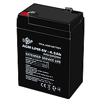 Акумуляторна батарея LogicPower 6V - 4.5 Ah LPM 645 свинцево-кислотний