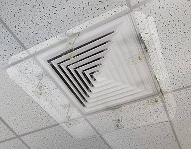 Дефлектори для стельових вентиляційних решіток (дифузорів)