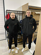 Флісова кофта з капюшоном Synevyr 260 з вашим Логотипом Чорна, фото 3