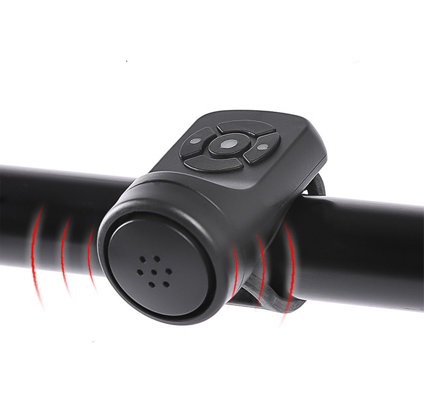 Електронний велосипедний дзвінок Vowel BK-801 Black, фото 1