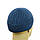 Шапка-докер на флисе джинс, фото 2