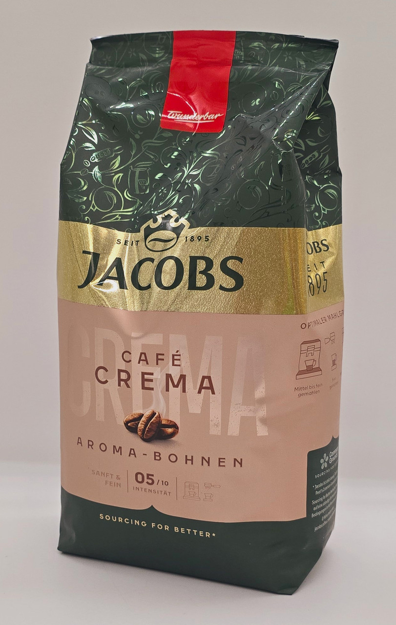 Кава в зернах Jacobs Cafe Crema 500г Німеччина