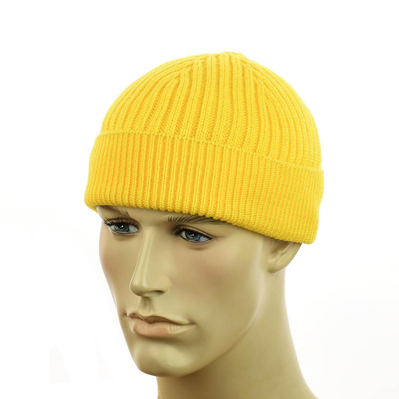 Шапка-докер на флисе жовтий, фото 1