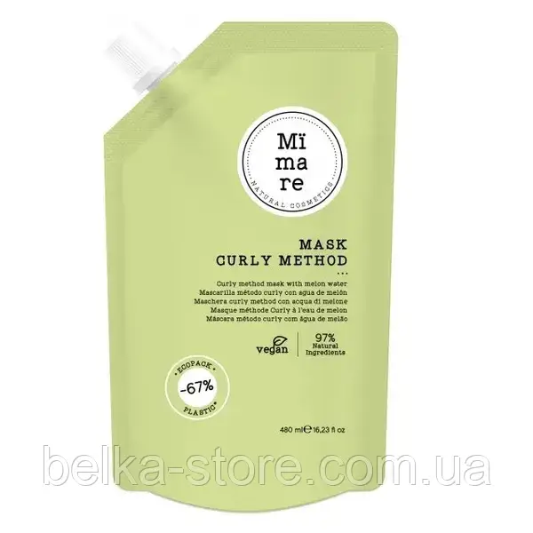 Mimare Curly Method Mask Маска для кучерявого волосся 200 мл, фото 1