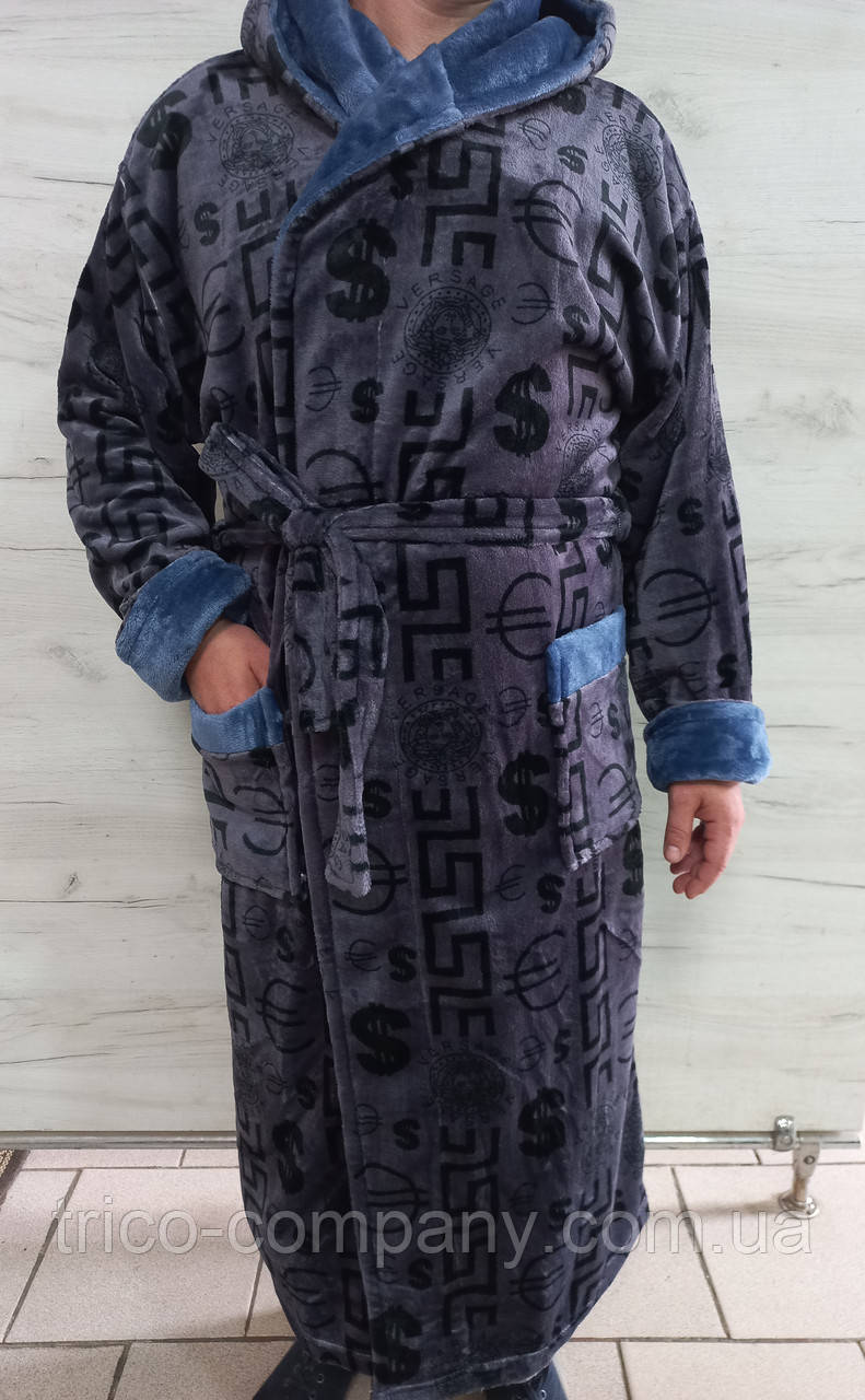 Чоловічий махровий халат (3XL)