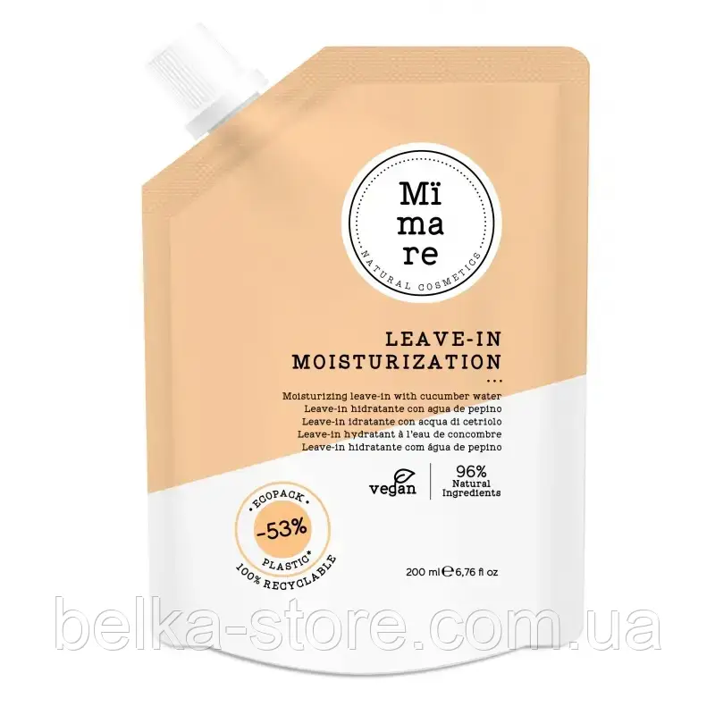 Mimare Moisturization Leave-In Зволожуючий незмивний догляд 200 мл, фото 1