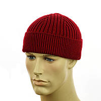 Шапка-докер на флисе червоний