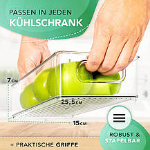 SCHWARZGLUT® Органайзер для холодильника, набір із 6 шт., Amazon, Німеччина, фото 3
