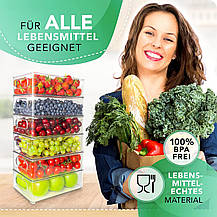 SCHWARZGLUT® Органайзер для холодильника, набір із 6 шт., Amazon, Німеччина, фото 5