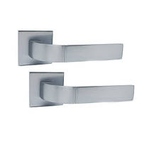 Дверні ручки KEDR ULTRA матовий (чорний, хром)