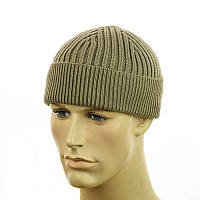 Шапка-докер на флисе капучино