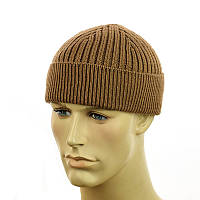 Шапка-докер на флисе кемел