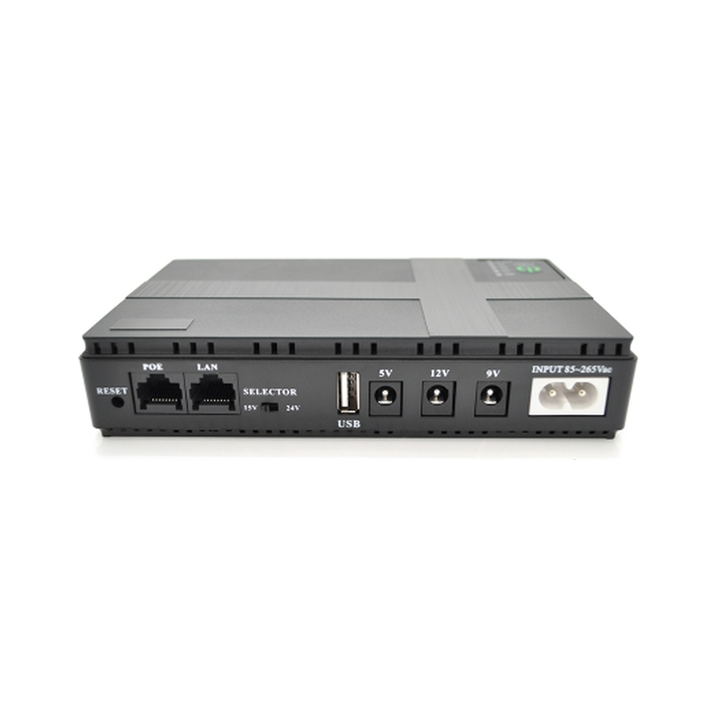 ДБЖ для роутера Voltronic DC1018P 18W (DC1018P) 2,6 Ah  Black 18W (, Output: 3xDC)