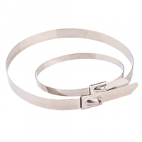 Стяжка кабельна (хомут) металева 5х200 (4,6х200мм) (30шт)