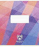 Зошит в клітинку 48 аркушів, кольорова обкладинка ВД-лак, дизайн: University Школярик 048-3374K, фото 3