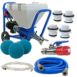 Універсальна штукатурна станція для професіоналів Profter DQ1010 (1-15л/хв 1,2кВт), фото 10