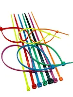 Стяжка кабельна (хомут) (100шт) мікс 7 кольорів 3х200 (2,5х200мм)