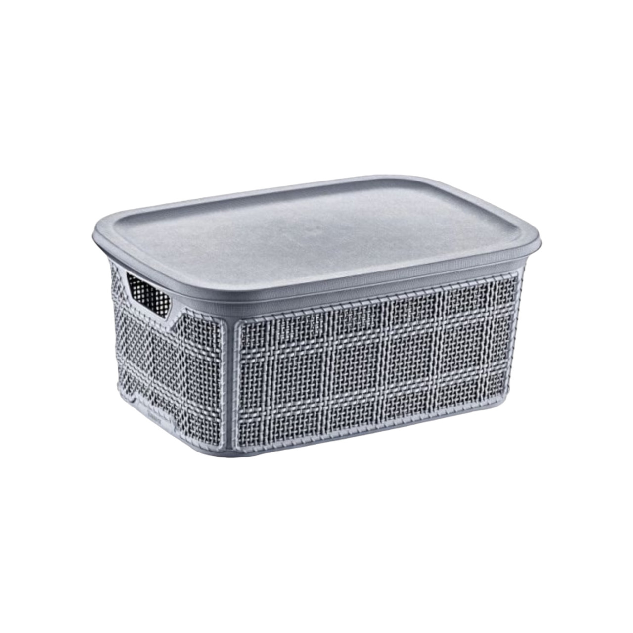Кошик з кришкою для зберігання речей 5л Akay Plastik (AK 600)