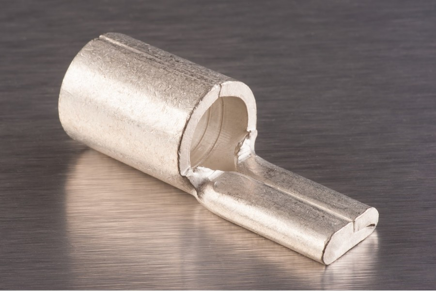 Наконечник мідний луджений штирьовий плоский KS 25-15