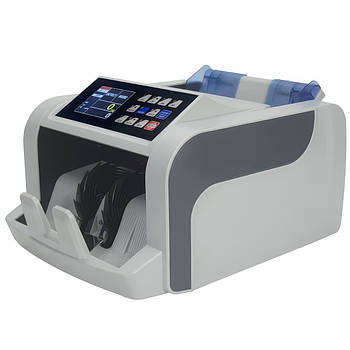 Рахункова машинка для грошей з визначенням номіналу EL-6882 Білий Апарат для перерахунку грошей